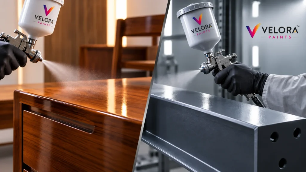 PU paint coating for wood and metal surfaces